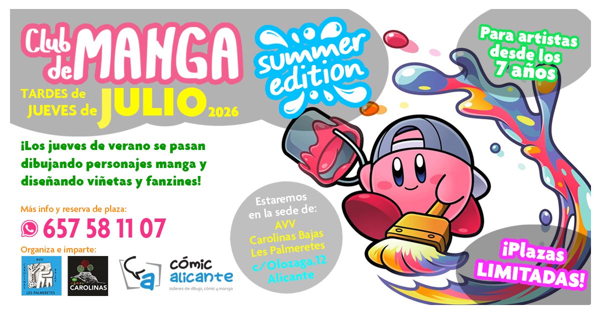 Clases particulares de cómic, manga y dibujo en Alicante - Cómic Alicante